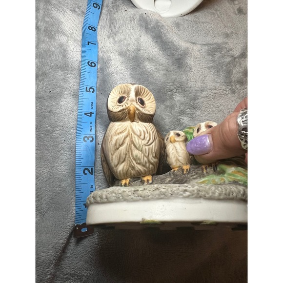Vintage Owl‎ Figurines Collection Ceramic Leffton Taiwan Owl Family Decor - Picture 6 of 9